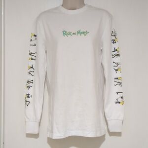 Rick and Morty Divided H&M Cartoon Network long sleeve graphic tee - size Xs